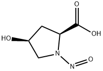 L-Proline, 4-hydroxy-1-nitroso-, cis- (9CI) Structure