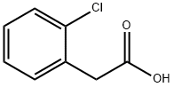 邻氯苯乙酸, 2444-36-2, 结构式
