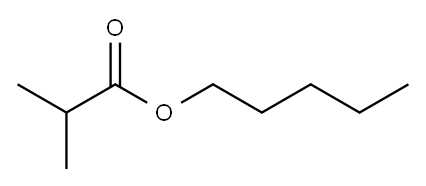 AMYL ISOBUTYRATE Structure