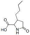 3-butyl-5-oxo-pyrrolidine-2-carboxylic acid Structure