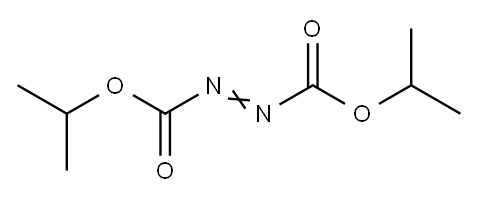 アゾジカルボン酸 ジイソプロピル (約1.9mol/L トルエン溶液) 化学構造式