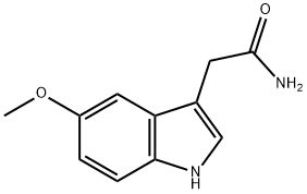2-(5-METHOXY-1H-INDOL-3-YL)-ACETAMIDE Structure