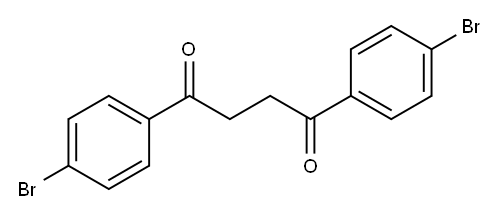 1,4-Bis(4-bromophenyl)butane-1,4-dione 结构式