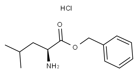 L-Leucine benzyl ester hydrochloride Structure