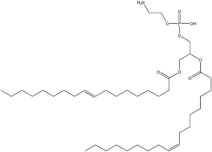 [1-(2-aminoethoxy-hydroxyphosphoryl)oxy-3-[(Z)-octadec-9-enoyl]oxypropan-2-yl] (Z)-octadec-9-enoate Structure