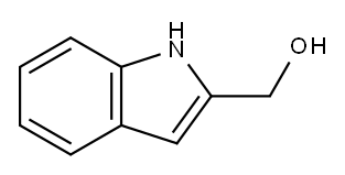 1H-INDOL-2-YLMETHANOL Structure