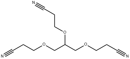 1,2,3-TRIS(2-CYANOETHOXY)PROPANE Structure