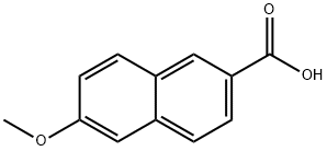 6-甲氧基-2-萘甲酸, 2471-70-7, 结构式