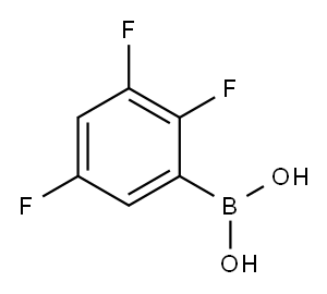 2,3,5-トリフルオロフェニルボロン酸 化学構造式