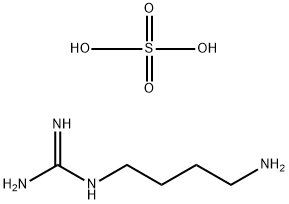 硫酸胍基丁胺, 2482-00-0, 结构式