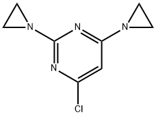 2,6-Bis(1-aziridinyl)-4-chloropyrimidine Structure