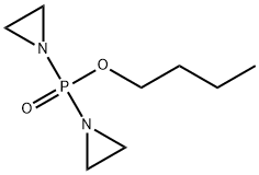 Bis(1-aziridinyl)phosphinic acid butyl ester Structure