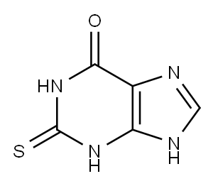 2-Thioxanthine Structure
