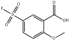 5-(氟磺酰基)-2-甲氧基苯甲酸 结构式