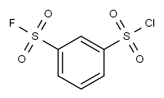 3-fluorosulphonylbenzenesulphonyl chloride Structure