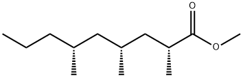 [2R,4R,6R,(-)]-2,4,6-Trimethylnonanoic acid methyl ester Structure
