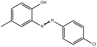 2-[(4-Chlorophenyl)azo]-4-methylphenol Structure