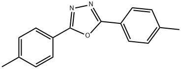2,5-二-对甲苯基-1,3,4-噁二唑 结构式
