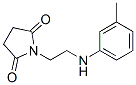 N-[2-(m-Toluidino)ethyl]succinimide 结构式