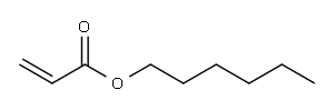 丙烯酸己酯, 2499-95-8, 结构式