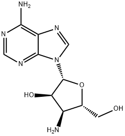3'-AMINO-D-ADENOSINE Structure