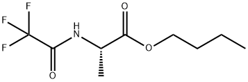 N-(Trifluoroacetyl)alanine butyl ester Structure