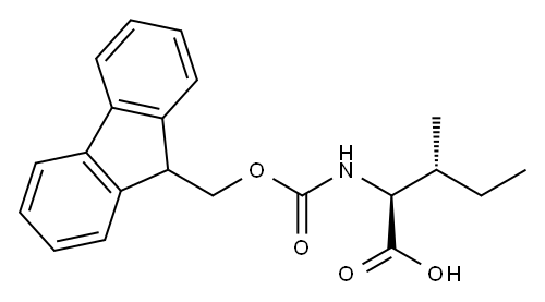 N-芴甲氧羰基-L-别异亮氨酸, 251316-98-0, 结构式
