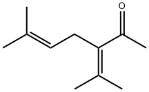 3-Isopropylidene-6-methyl-5-hepten-2-one Structure