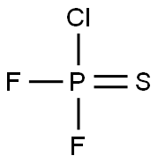 Chlorodifluorophosphine sulfide Structure