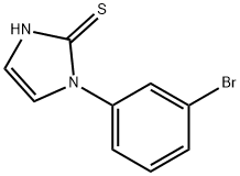 1-(m-Bromophenyl)-1H-imidazole-2-thiol Structure