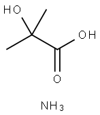 AMMONIUM 2-HYDROXYISOBUTYRATE 结构式