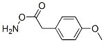 Α-氨基-4-甲氧基苯乙酸, 2540-53-6, 结构式