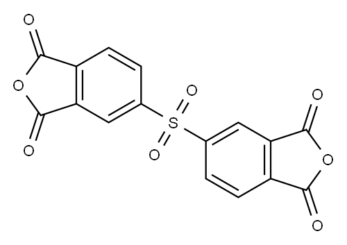 3,3,4,4-diphenylsulfonetetracarboxylicdianhydride Structure