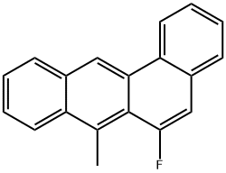 6-Fluoro-7-methylbenz[a]anthracene 结构式