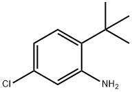 2-tert-Butyl-5-chloroaniline, 25414-78-2, 结构式