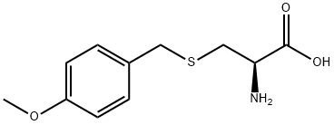 S-(4-メトキシベンジル)-L-システイン 化学構造式