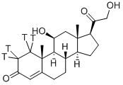 CORTICOSTERONE-[1,2-3H(N)] Structure
