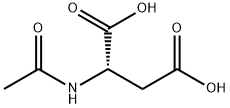 N-乙酰-DL-天冬氨酸 结构式