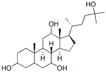 24-norcholestane-3,7,12,25-tetrol Structure