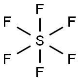 Sulfur hexafluoride Structure