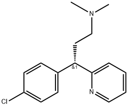デクスクロルフェニラミン 化学構造式