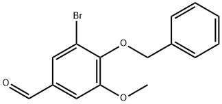4-BENZYLOXY-3-BROMO-5-METHOXY-BENZALDEHYDE Structure