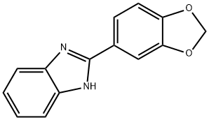 2-[3,4-(METHYLENEDIOXY)PHENYL]-BENZIMIDAZOLE Structure