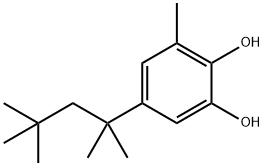 3-methyl-5-(1,1,3,3-tetramethylbutyl)pyrocatechol Structure