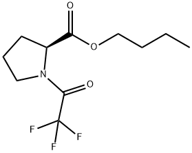 1-(Trifluoroacetyl)-L-proline butyl ester Structure