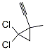 Cyclopropane, 1,1-dichloro-2-ethynyl-2-methyl- (7CI,8CI,9CI) Structure