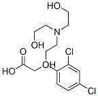 Triethanolamine 2,4-dichlorophenoxyacetate Structure