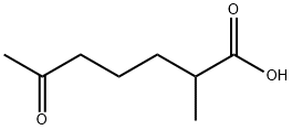2-甲基-6-氧代-庚酸 结构式