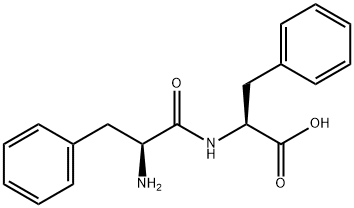 L-苯丙氨酸-L-苯丙氨酸, 2577-40-4, 结构式