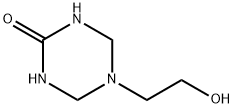tetrahydro-5-(2-hydroxyethyl)-1,3,5-triazin-2(1H)-one Structure